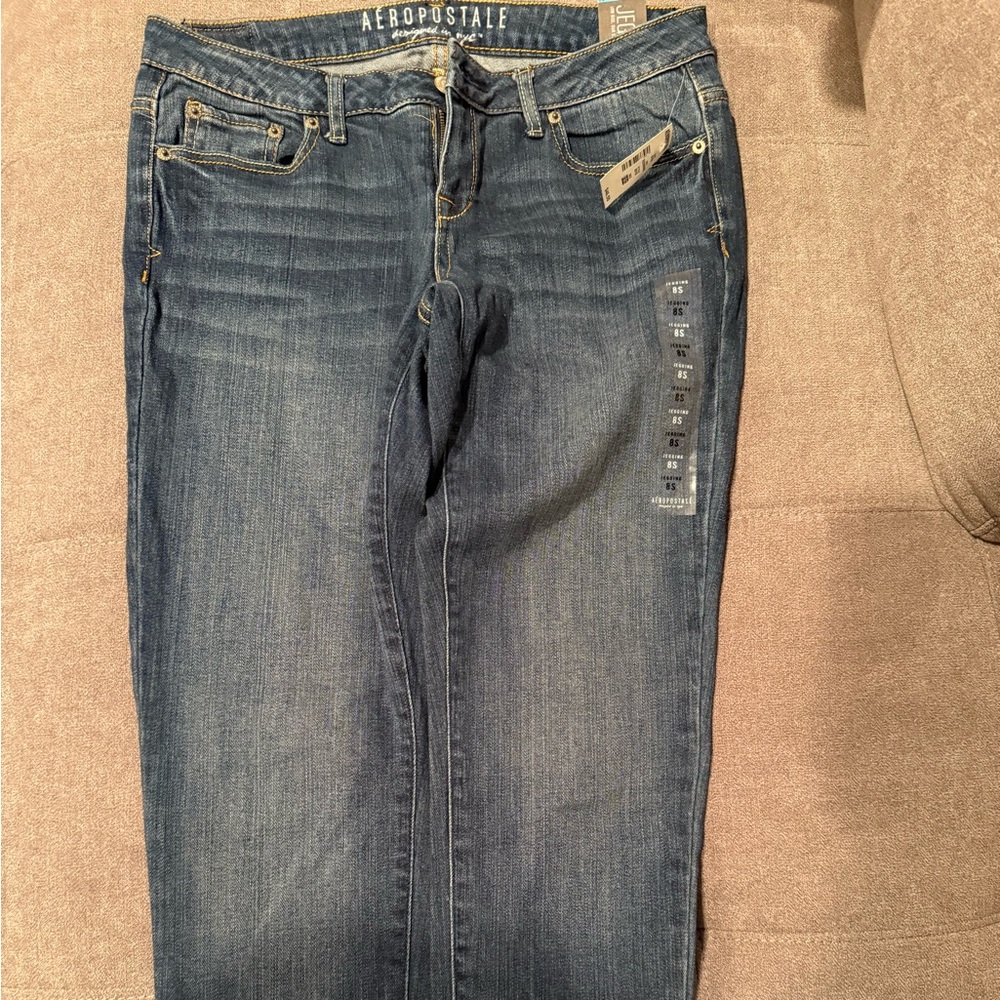 Aeropostale Women's Dark Blue Skinny Jeans